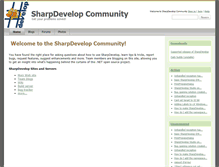 Tablet Screenshot of community.sharpdevelop.net
